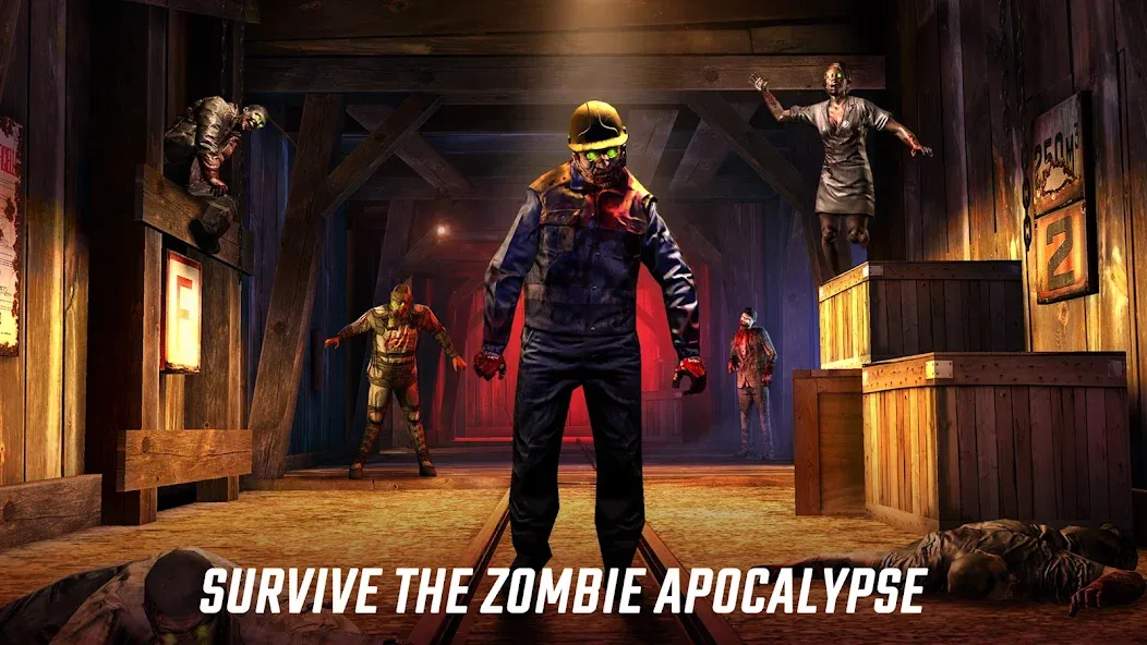 Dead Trigger 2 FPS Zombie Game (ДЕАД ТРИГГЕР 2)  [МОД Unlocked] Screenshot 1