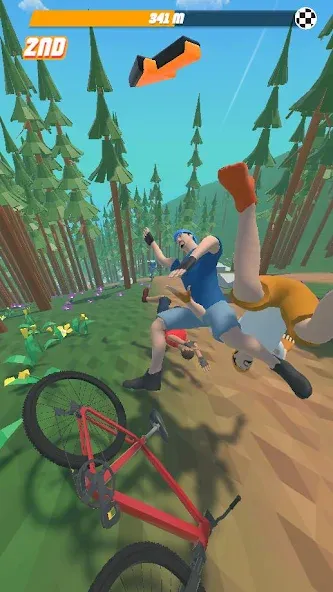 Bike Hill 3D (Байк Хилл 3Д)  [МОД Все открыто] Screenshot 3