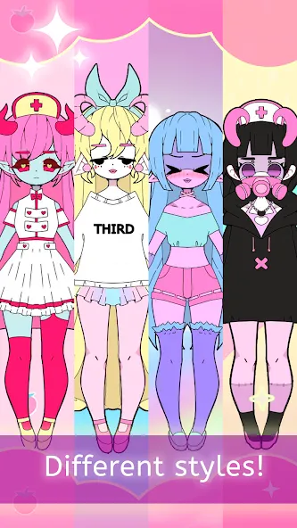 Moon's Closet dress up game  [МОД Бесконечные деньги] Screenshot 4