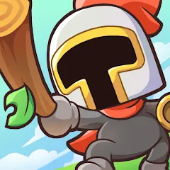 Скачать взломанную Retro Hero Mr Kim : Idle RPG  [МОД Unlocked] - полная версия apk на Андроид