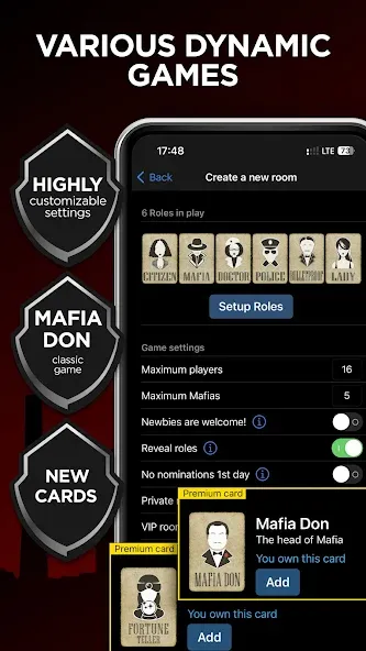 Mafia Online With Video Chat  [МОД Mega Pack] Screenshot 4