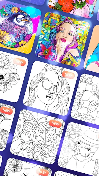 Magic Paint: Color by number (Магик Пейнт)  [МОД Бесконечные монеты] Screenshot 3