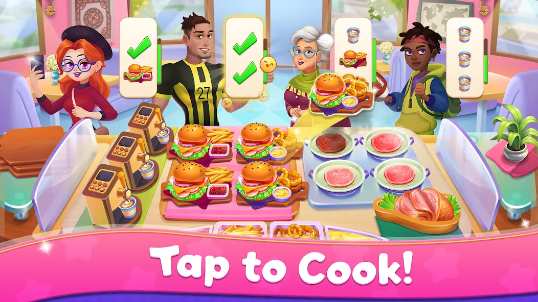 Mom's Kitchen : Cooking Games  [МОД Unlimited Money] Screenshot 3