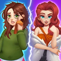 Скачать взломанную Makeover Blast: Dressup Salon (Мейковер Бласт)  [МОД Unlocked] - стабильная версия apk на Андроид
