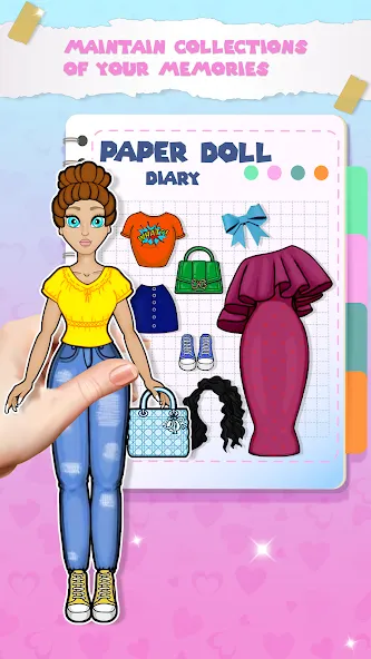 Paper Doll Dress up Games  [МОД Unlocked] Screenshot 2