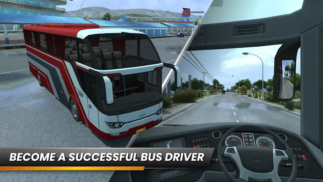 Bus Simulator Indonesia (Бус Симулятор Индонезия)  [МОД Menu] Screenshot 1