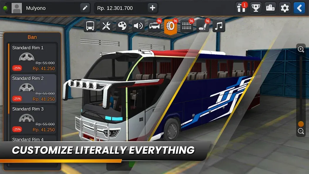 Bus Simulator Indonesia (Бус Симулятор Индонезия)  [МОД Menu] Screenshot 3