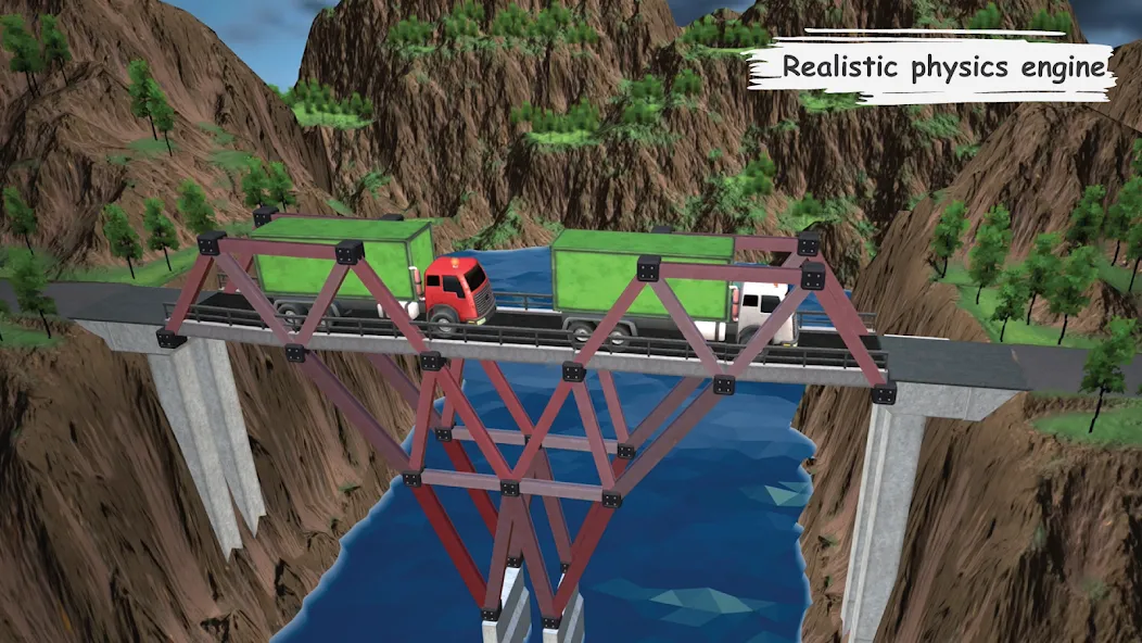 Bridgezz: Bridge Construction (Бриджзз)  [МОД Mega Pack] Screenshot 4