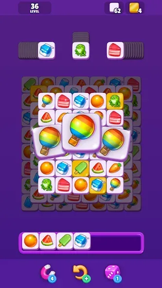 Tile Match - Matching Game (Тайл Матч)  [МОД Много денег] Screenshot 3