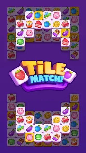 Tile Match - Matching Game (Тайл Матч)  [МОД Много денег] Screenshot 5