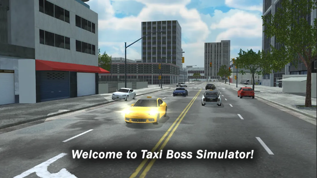 Taxi Boss Simulator  [МОД Много денег] Screenshot 1