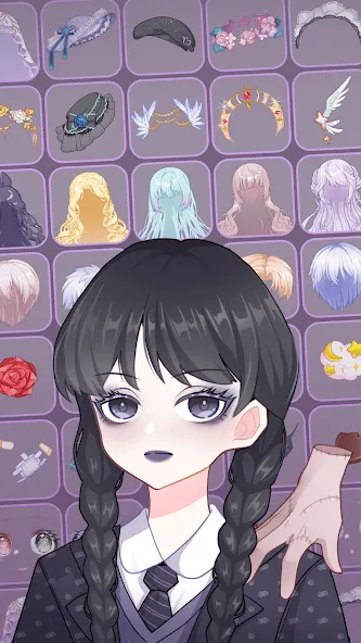 Anime Avatar Maker Creator (Аниме Аватар Мейкер Креейтор)  [МОД Все открыто] Screenshot 2