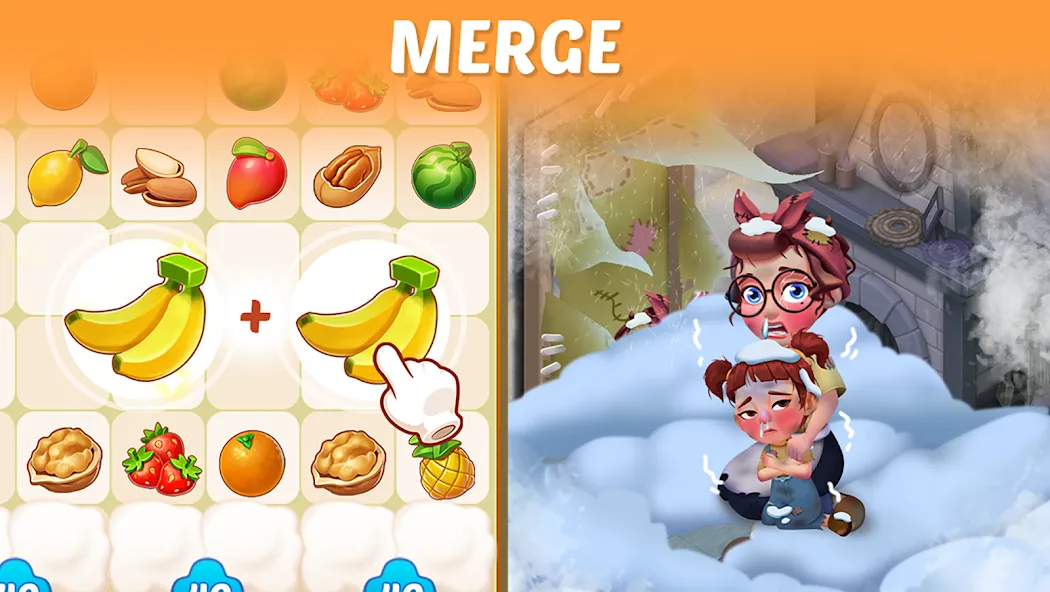 Merge Cooking:Theme Restaurant  [МОД Unlocked] Screenshot 2