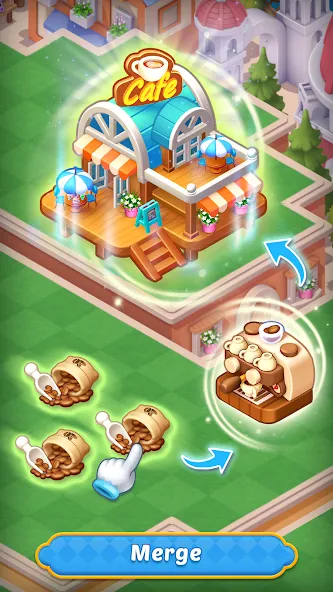 Merge HomeTown: Merge Games  [МОД Меню] Screenshot 2