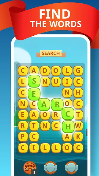 Word Treasure Hunt  [МОД Menu] Screenshot 1