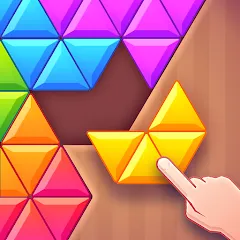 Скачать взлом Triangles & Blocks (Полиблок)  [МОД Много монет] - полная версия apk на Андроид