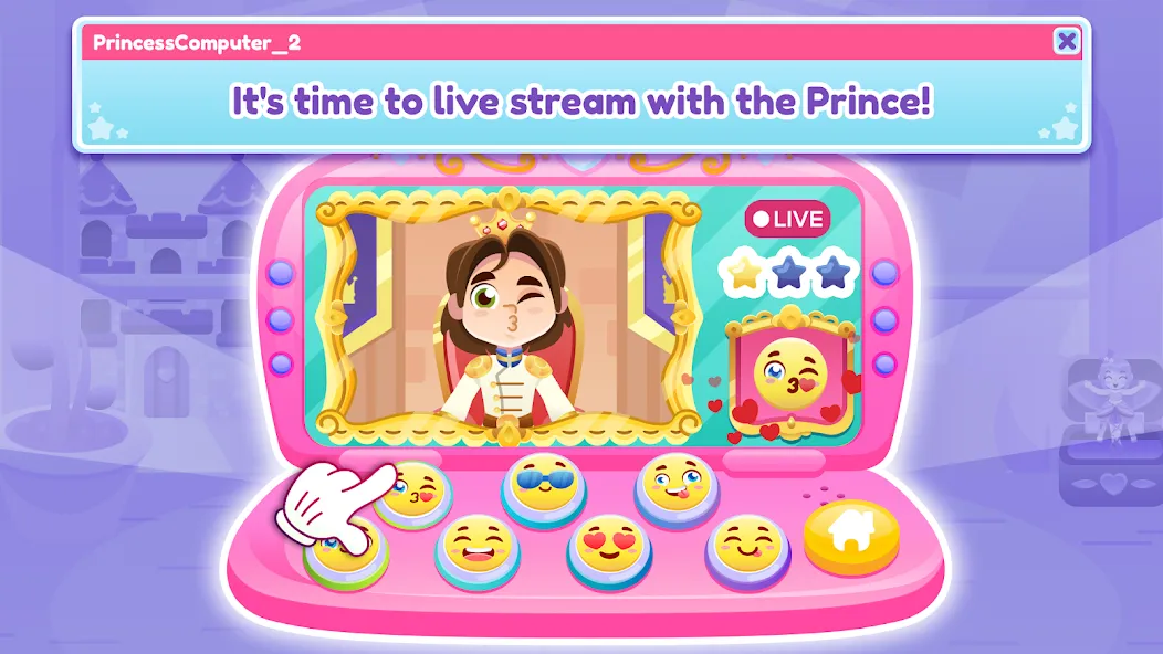 Princess Computer 2 Girl Games  [МОД Все открыто] Screenshot 3