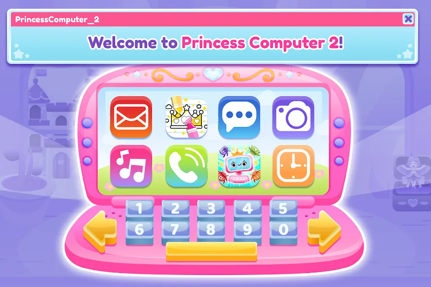 Princess Computer 2 Girl Games  [МОД Все открыто] Screenshot 5