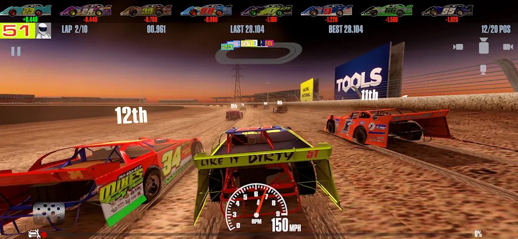 Stock Car Racing (ток Кар Гонки)  [МОД Много денег] Screenshot 2