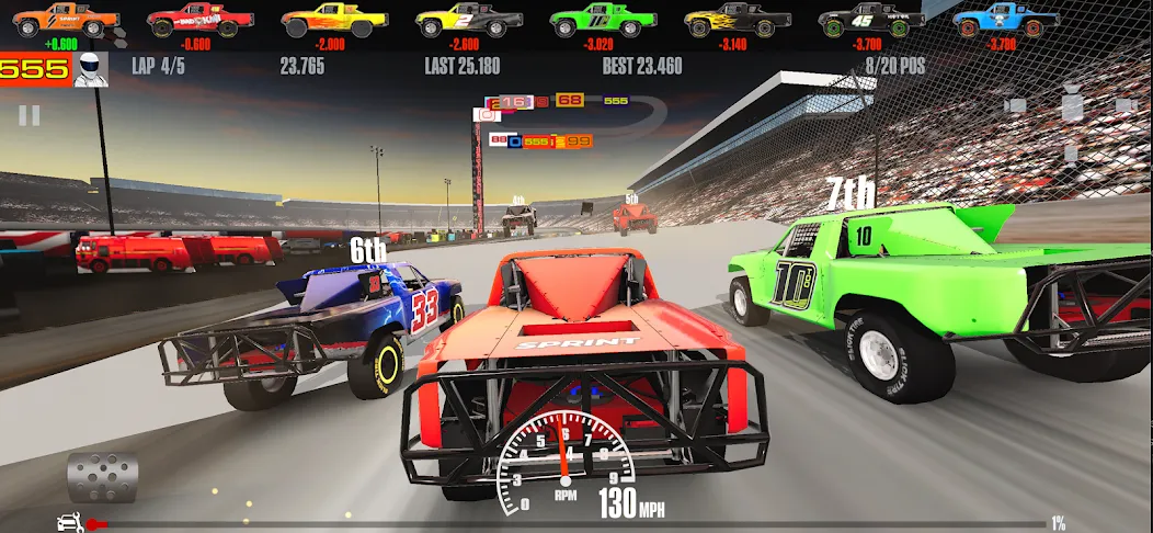 Stock Car Racing (ток Кар Гонки)  [МОД Много денег] Screenshot 5