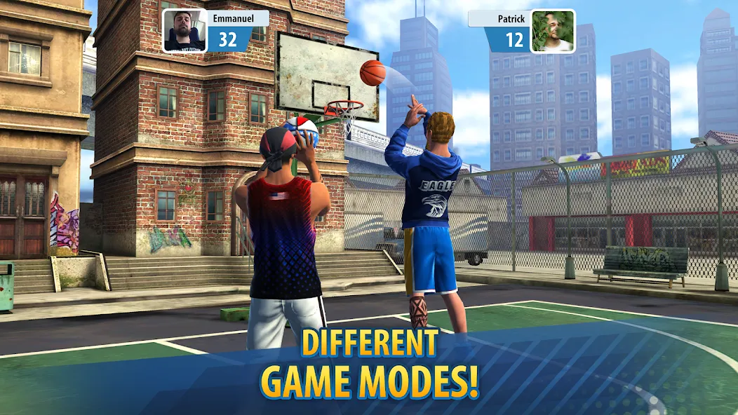 Basketball Stars: Multiplayer (Баскетбол Старс)  [МОД Unlocked] Screenshot 5