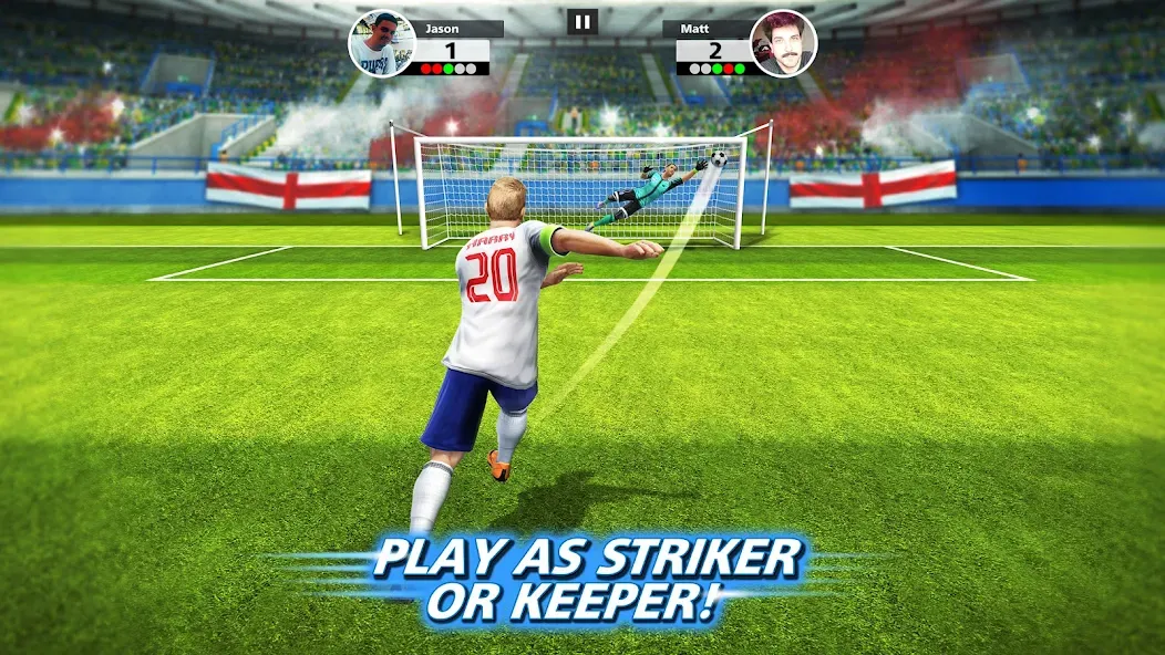 Football Strike: Online Soccer (Футбольный забастовка)  [МОД Menu] Screenshot 1