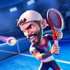 Взломанная Mini Tennis: Perfect Smash (Мини Теннис)  [МОД Бесконечные монеты] - стабильная версия apk на Андроид