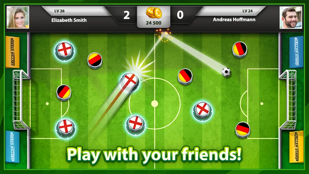 Soccer Stars: Football Games (ок Старс)  [МОД Много денег] Screenshot 1