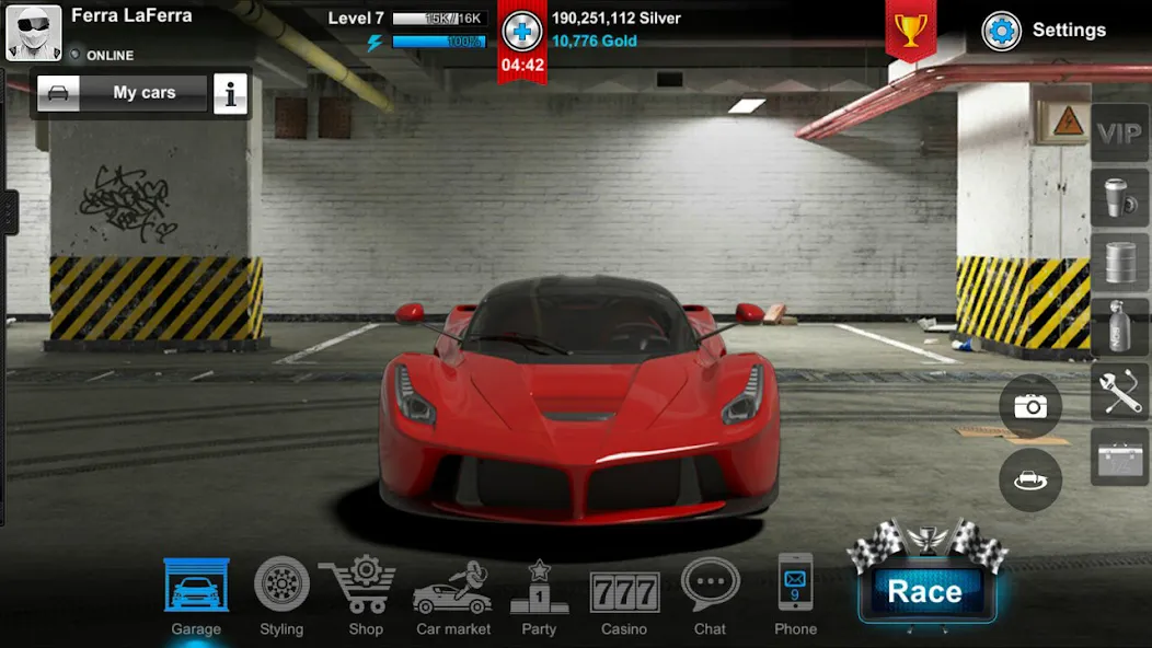 Tuner Life Online Drag Racing (Тюнер Лайф)  [МОД Бесконечные деньги] Screenshot 3