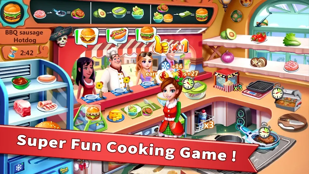 Rising Super Chef - Cook Fast (Райзинг Супер Шеф)  [МОД Unlocked] Screenshot 1