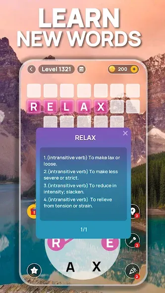 Word Scenery: Crossword (Ворд Трип)  [МОД Unlimited Money] Screenshot 3