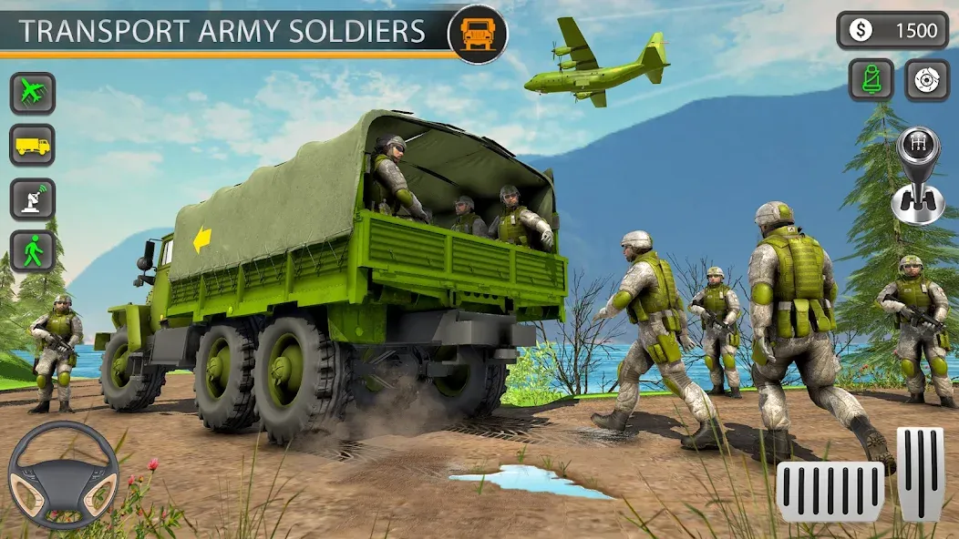 Army Transport Military Games  [МОД Меню] Screenshot 2