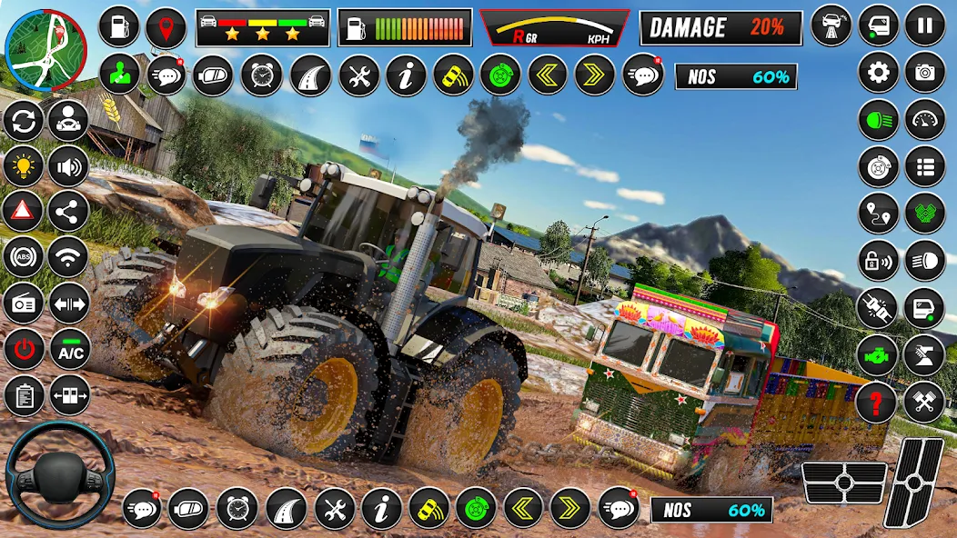 Indian Tractor Games Simulator  [МОД Много монет] Screenshot 3