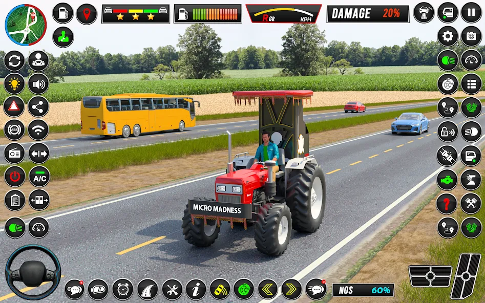 Indian Tractor Games Simulator  [МОД Много монет] Screenshot 5