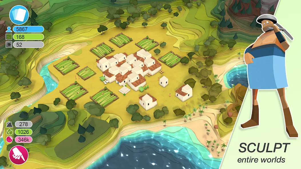 Godus (Годус)  [МОД Menu] Screenshot 1