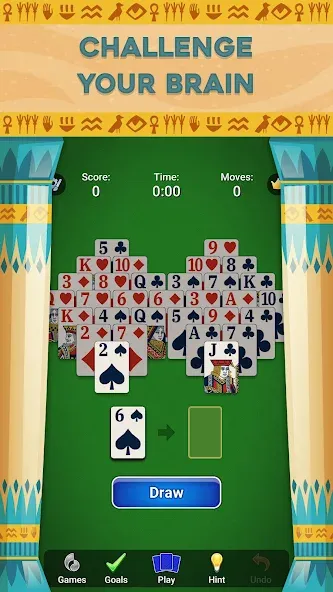 Pyramid Solitaire - Card Games (Пирамида Солитер)  [МОД Все открыто] Screenshot 5