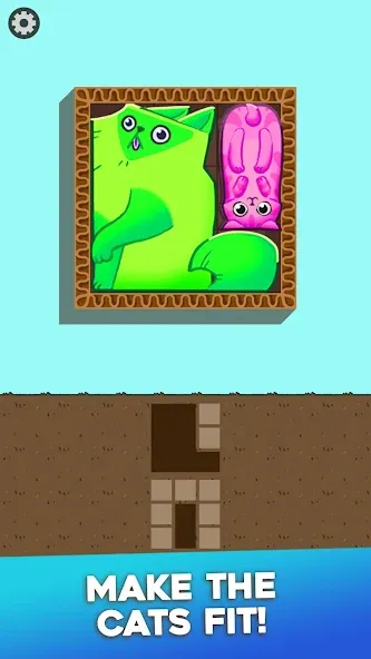 Block Puzzle Cats (Блок Пазл Кошки)  [МОД Menu] Screenshot 3