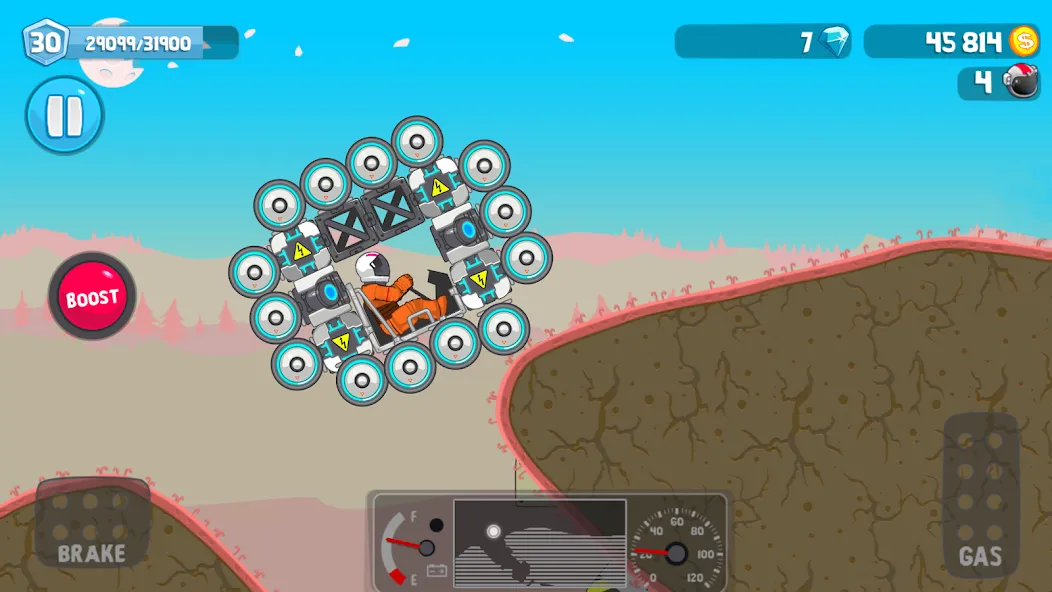 Rovercraft:Race Your Space Car (Роверкрафт)  [МОД Много монет] Screenshot 5