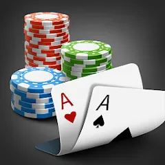 Взломанная Texas holdem poker king  [МОД Все открыто] - полная версия apk на Андроид