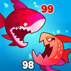 Скачать взлом Eat Fish.IO : Fish Battle  [МОД Много монет] - полная версия apk на Андроид