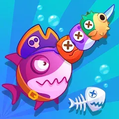 Взломанная Sword Shark.io - Hungry Shark  [МОД Menu] - полная версия apk на Андроид