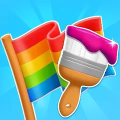 Скачать взлом Flag Painters (Флаг Пэйнтерс)  [МОД Меню] - последняя версия apk на Андроид