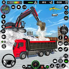 Скачать взломанную Excavator Simulator Crane Game (Экскаватор Симулятор Кран Игра)  [МОД Бесконечные монеты] - последняя версия apk на Андроид