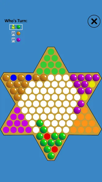 Chinese Checkers Touch (Китайские шашки Тач)  [МОД Много монет] Screenshot 2