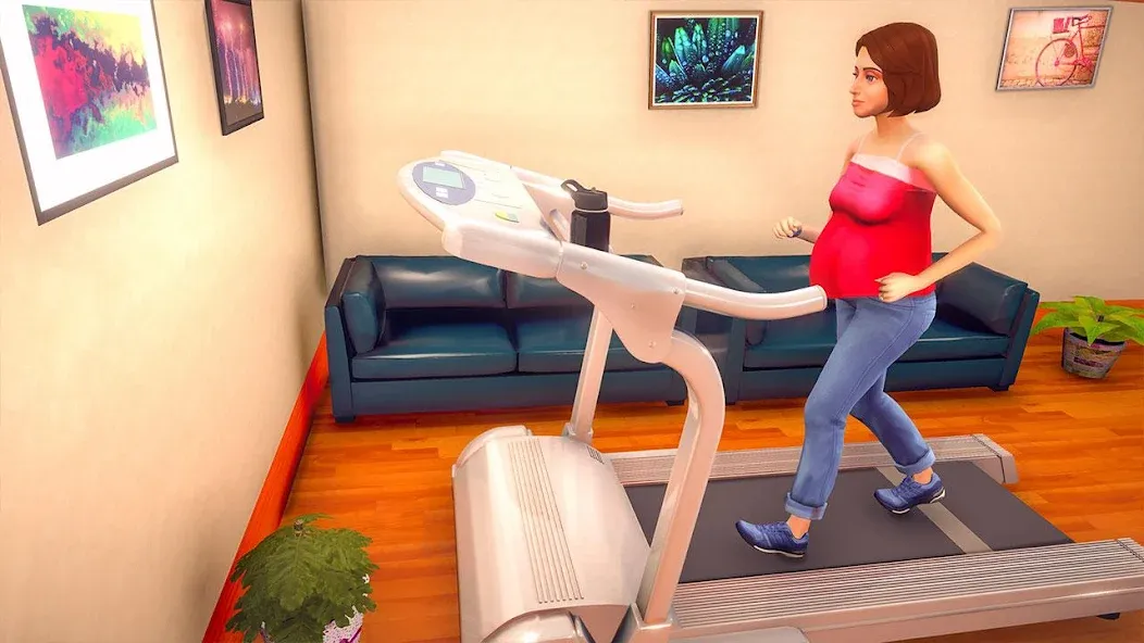 Virtual Pregnant Mom Baby Care (Виртуальная беременная мама Уход за младенцем)  [МОД Все открыто] Screenshot 3