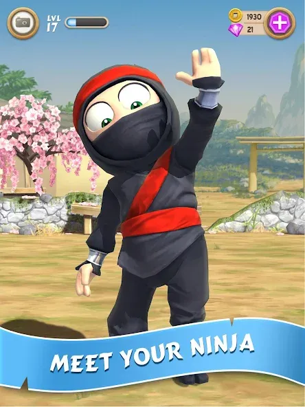 Clumsy Ninja (Кламзи Ниндзя)  [МОД Бесконечные деньги] Screenshot 1