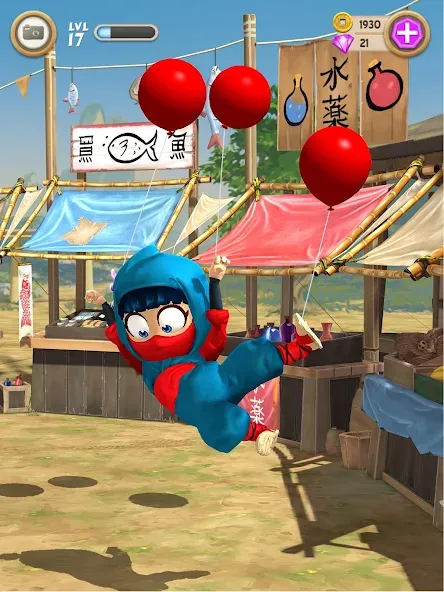 Clumsy Ninja (Кламзи Ниндзя)  [МОД Бесконечные деньги] Screenshot 3