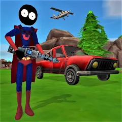 Скачать взлом Stick Superhero  [МОД Бесконечные деньги] - стабильная версия apk на Андроид