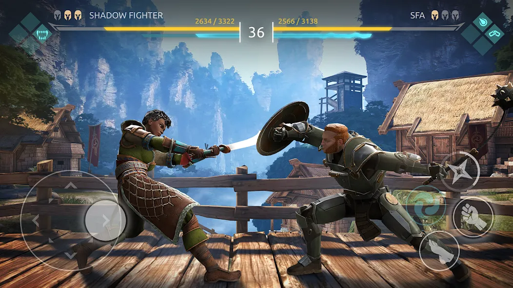 Shadow Fight 4: Arena (Шадоу Файт 4)  [МОД Много монет] Screenshot 1