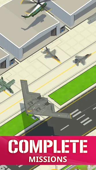 Idle Air Force Base (Айдл Эйр Форс Базе)  [МОД Много денег] Screenshot 5